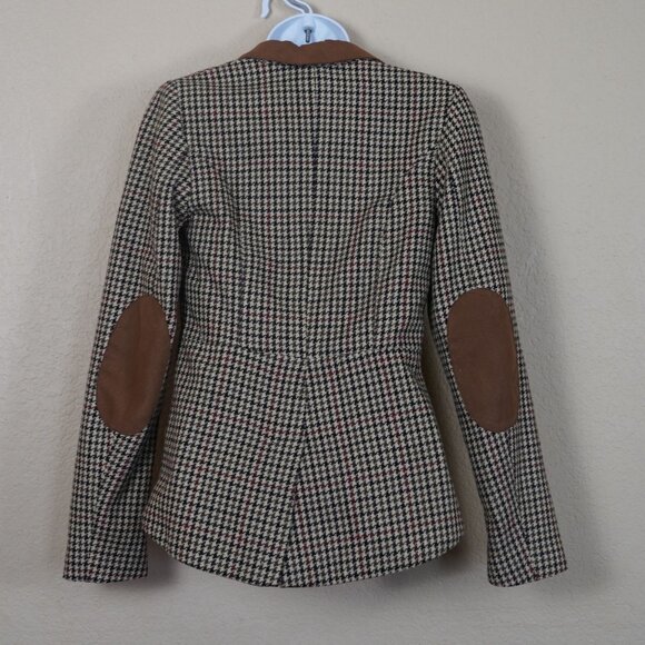 H&M Brown and Red Plaid Blazer - Picture 5 of 10